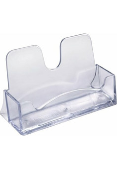 Подставка для визиток прозрачная СТАММ ВТ01