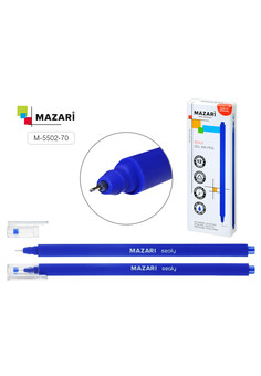 Ручка гелевая SEALY, СИНЯЯ, серия Glide Plus: чернила (Япония), игольчатый пишущий узел 0.5 мм (Швей