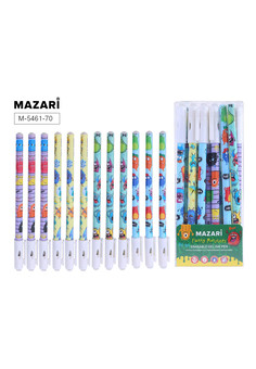 Ручка гелевая со стираемыми чернилами FUNNY MONSTERS, СИНЯЯ, игольчатый пиш. узел 0.5мм, термочувств