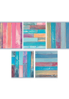 Тетради А5 96л. Скрепка. Клетка. Древесный орнамент