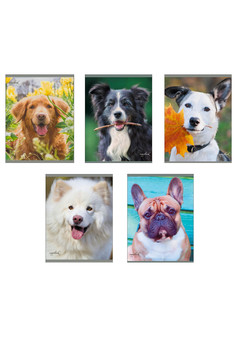 Тетради А5 96л. Скрепка. Клетка. Любимая собака