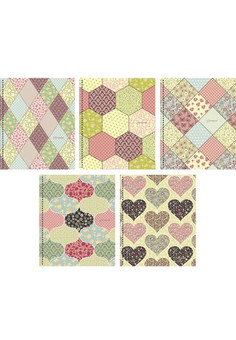 Тетрадь А5 48л. Гребень. Клетка. Блестки 