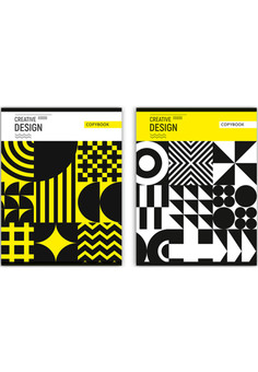 Тетрадь КЛЕТКА А5, 48л. АБСТРАКТНАЯ КРЕАТИВНОСТЬ (48-6143) цветная спираль, цвет. мелов. обложка