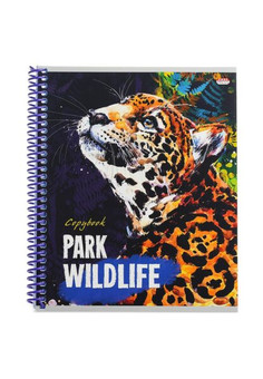 Тетрадь КЛЕТКА А5, 96л. ЖИЗНЬ ДИКОЙ ПРИРОДЫ (96-6211) цвет. спираль, цвет.мелов.обложка