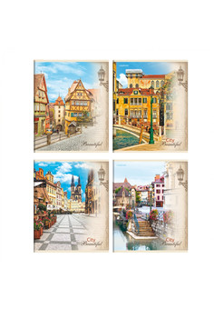 Тетрадь ЛИНИЯ 96л. ГОРОД МОЕЙ МЕЧТЫ (96-2393) цвет.мелов.обл.