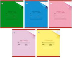 Тетрадь с рисунком 12л клетка в асс., изображение 2