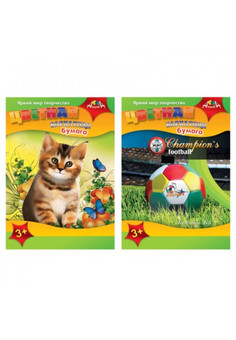 Цв. бумага бархатная А4 5л. уп. ПЭТ 