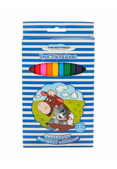 Цвет. каранд.«Простоквашино» толс. трехгр.12цв,к/у