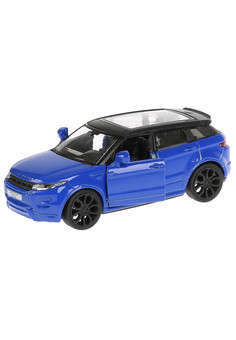 Машина металл LAND ROVER RANGE ROVER EVOQUE 12,5 см, двер, инер, синий, кор. Технопарк в кор.2*36шт, изображение 2