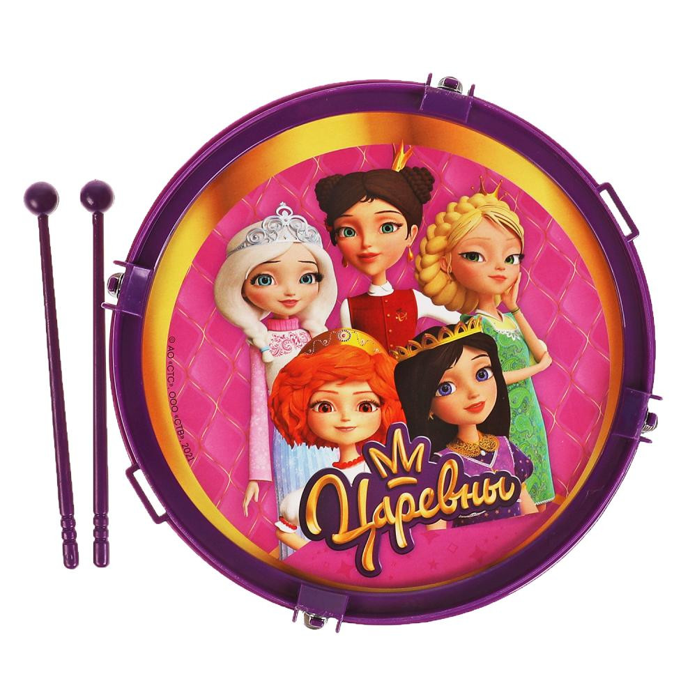 Барабан Царевны пак.24*17*10см ИГРАЕМ ВМЕСТЕ в кор.2*36шт, изображение 2