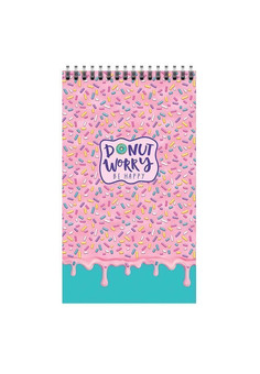 Блокнот А7 40 л. кл. ПОНЧИК скреп. мел. карт. гл.лам.