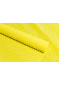 Бумага гофрированная простая, 180гр 575 лимонная