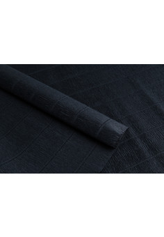 Бумага гофрированная простая, 180гр 602 черная