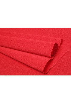 Бумага гофрированная простая, 180гр 618 глубокий красный