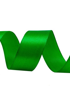 Лента Атлас Зеленый / 38 мм * 22,85 м