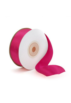 Лента Атлас Розовый неон / 50 мм * 22,85 м