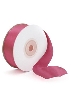 Лента Атлас Темно-бордовый / 50 мм * 22,85 м