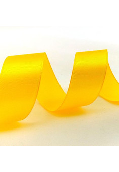 Лента Атлас Темно-желтый / 50 мм * 22,85 м