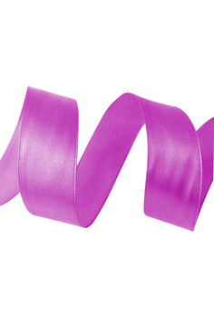 Лента Атлас Фуксия / 38 мм * 22,85 м (Китай)