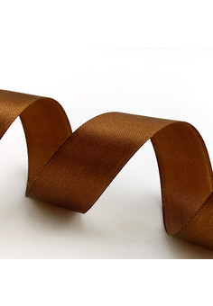 Лента Атлас Шоколадный / 7 мм * 22,85 м