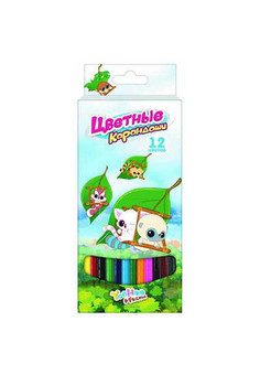 Набор карандашей цветных ACTION! YOOHOO,европодвес, 12 цв. ,ACTION!