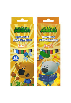 Набор карандашей цветных FANCY,европодвес, 18 цв. арт.FCP001-18