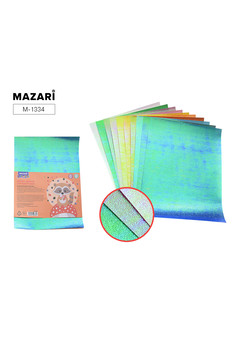 Набор цветной перламутровой бумаги 10 цв., 10 л, формат 210х297 мм, ОПП-упаковка