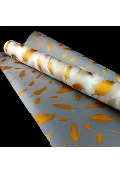 Пленка упаковочная матовая прозрачная с рисунком 