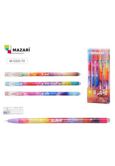 Ручка гелевая со стираемыми чернилами SPACE, СИНЯЯ, игольчатый пиш.узел 0.5мм,термочувствительные че