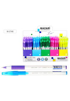 Ручка шариковая LIRIO, СИНЯЯ, Ultra Soft, чернила на масляной основе, игольчатый пиш.узел 0.7мм, кор