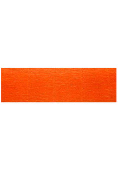Цветная крепированная бумага 50х250 см, ЯРКО-ОРАНЖЕВЫЙ, арт.S 1346