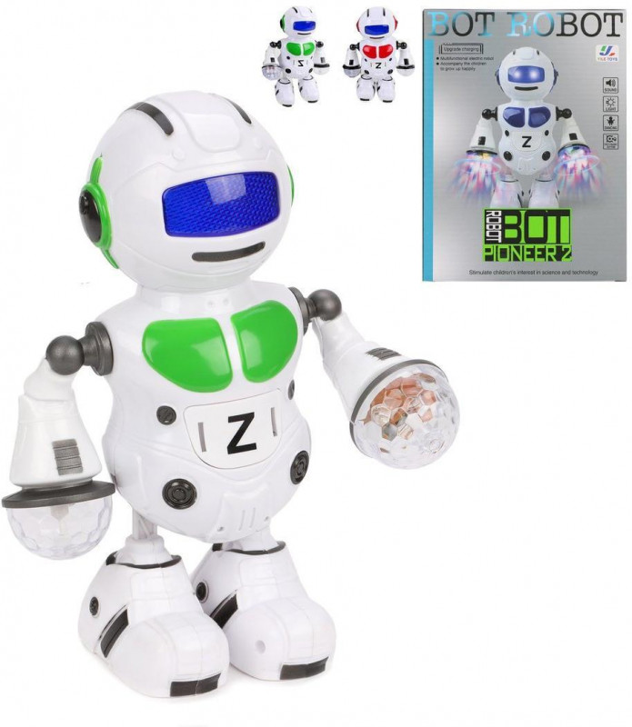Робот эл., свет, звук, эл.пит.АА*3шт.не вх.в комплект, в ассортименте (637814), изображение 2