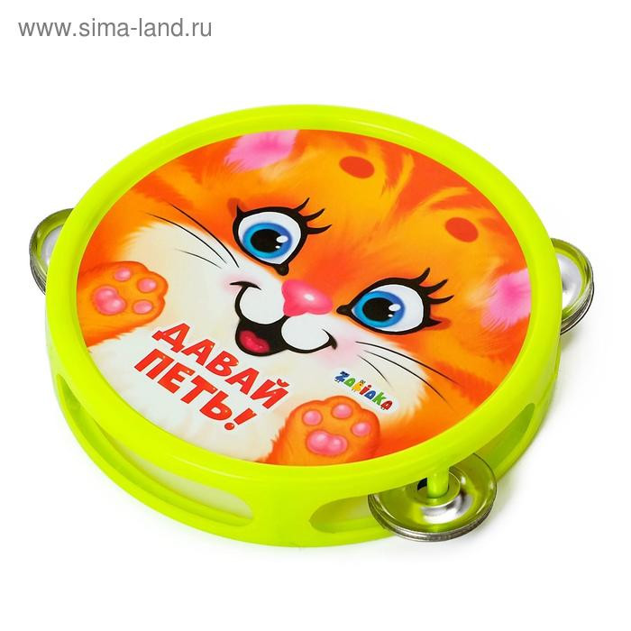 Бубен средний «Пой со мной», МИКС 3257562, изображение 3