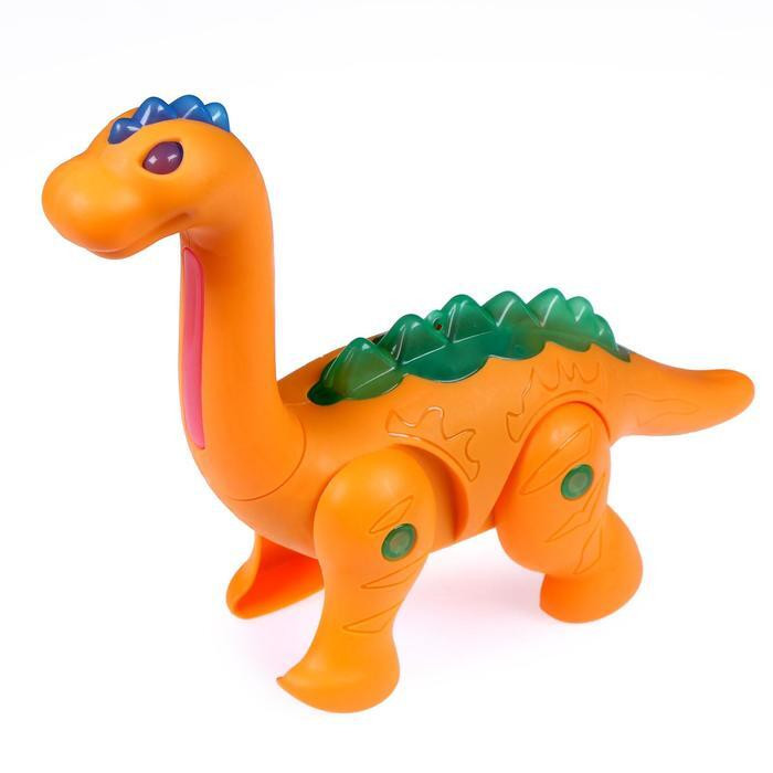 Динозавр «Диплодок травоядный», световые и звуковые эффекты, работает от батареек, МИКС 5187467, изображение 2