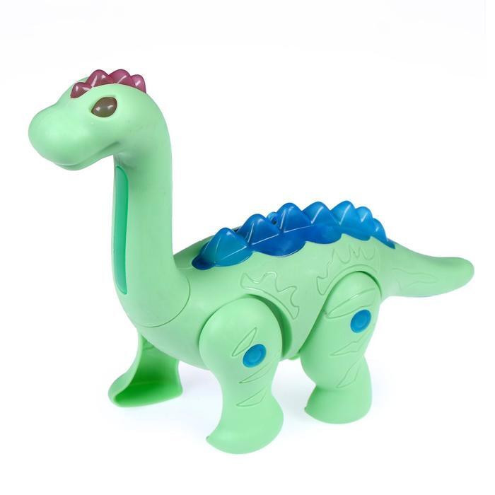 Динозавр «Диплодок травоядный», световые и звуковые эффекты, работает от батареек, МИКС 5187467, изображение 3