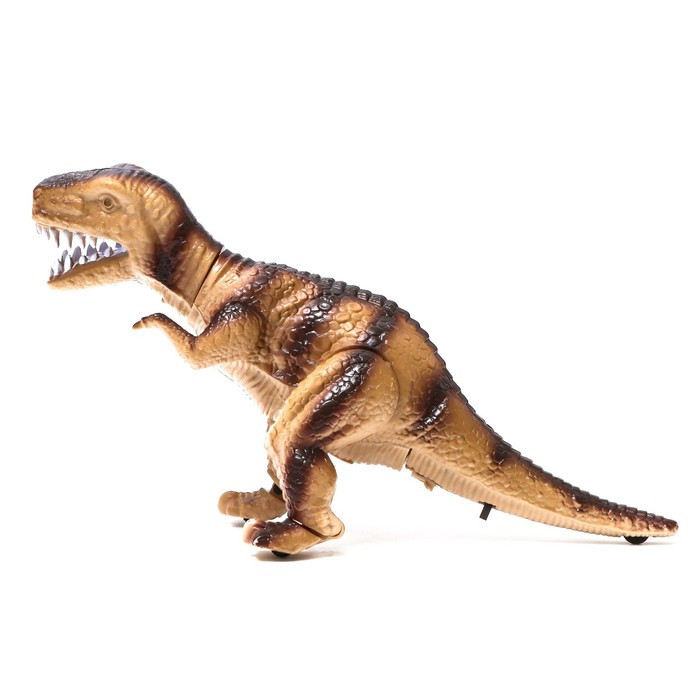 Динозавр «Рекс» работает от батареек, световые и звуковые эффекты, цвета МИКС 485177, изображение 2