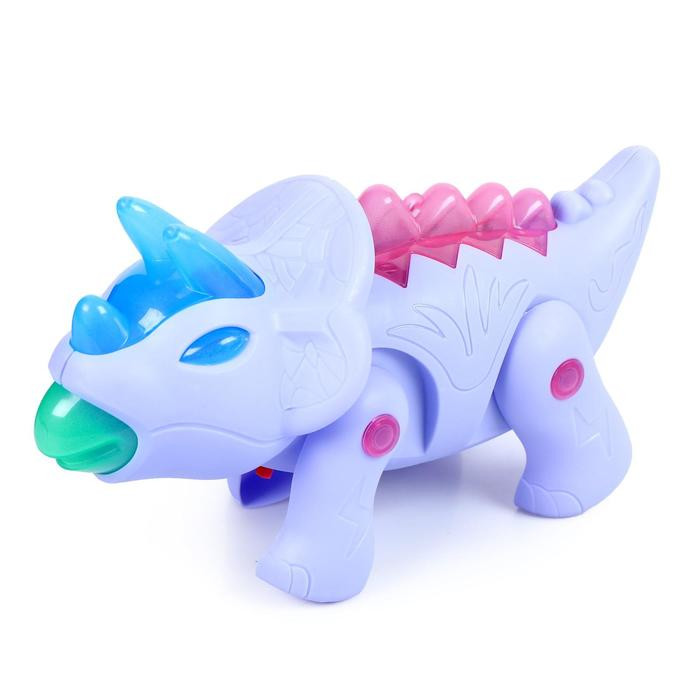 Динозавр «Трицератопс», световые и звуковые эффекты, работает от батареек, МИКС 5187466, изображение 2