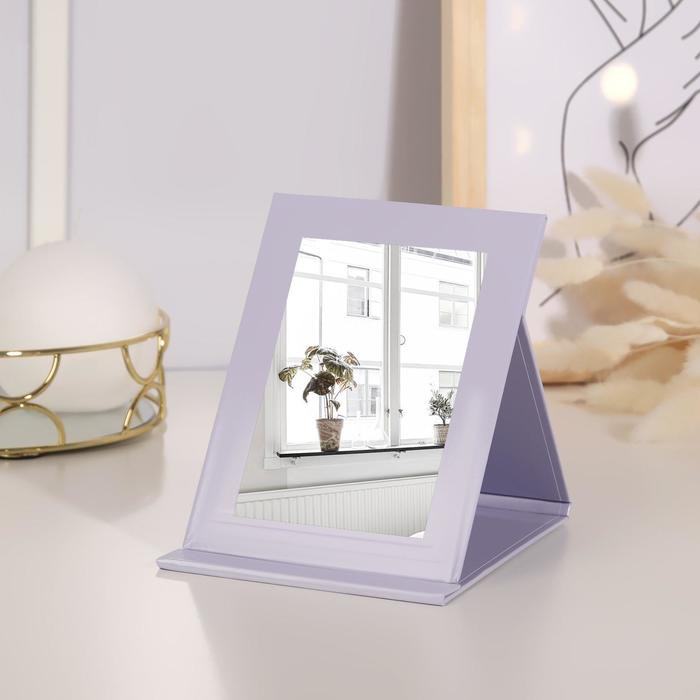 Зеркало настольное, зеркальная поверхность 8 × 11 см, рисунок МИКС, изображение 2