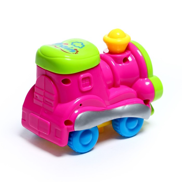 Кликните для увеличения изображения Игрушка заводная «Паровозик», цвета МИКС 7261479, изображение 4