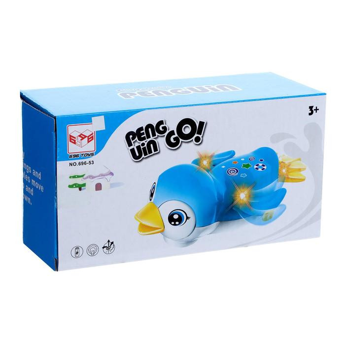 Кликните для увеличения изображения Игрушка музыкальная «Пингвинёнок», световые и звуковые эффекты, цвета МИКС 7321250, изображение 3