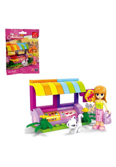 Конструктор Девчонки «Кафе-мороженое», 39 деталей