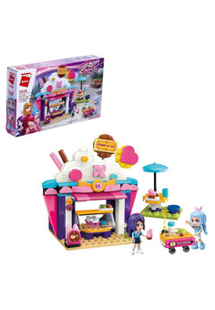Конструктор Девчонки «Кафе-пирожное», 2 минифигуры и 240 деталей
