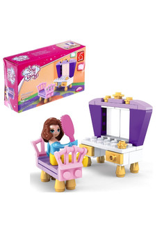 Конструктор Девчонки «Уборная комната», 46 деталей