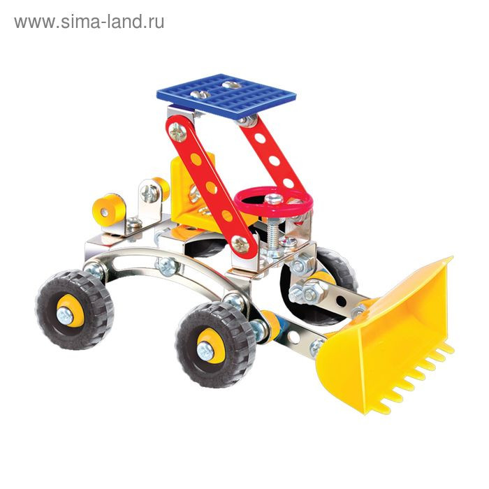 Кликните для увеличения изображения Конструктор металлический «Агротехника», 4 в 1, 407 деталей, изображение 2