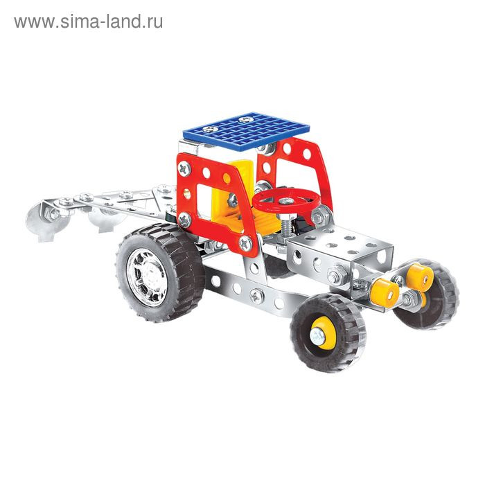 Кликните для увеличения изображения Конструктор металлический «Агротехника», 4 в 1, 407 деталей, изображение 3