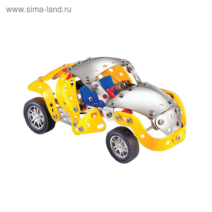 Конструктор металлический «Ретропарк», 4 в 1, 180 деталей, изображение 3