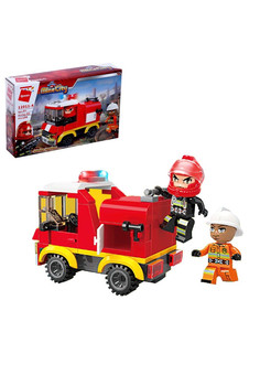 Конструктор Огнеборцы «Машина», 2 минифигуры и 108 деталей