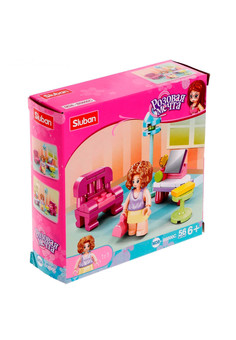 Конструктор Розовая мечта «Дамская комната», 56 деталей