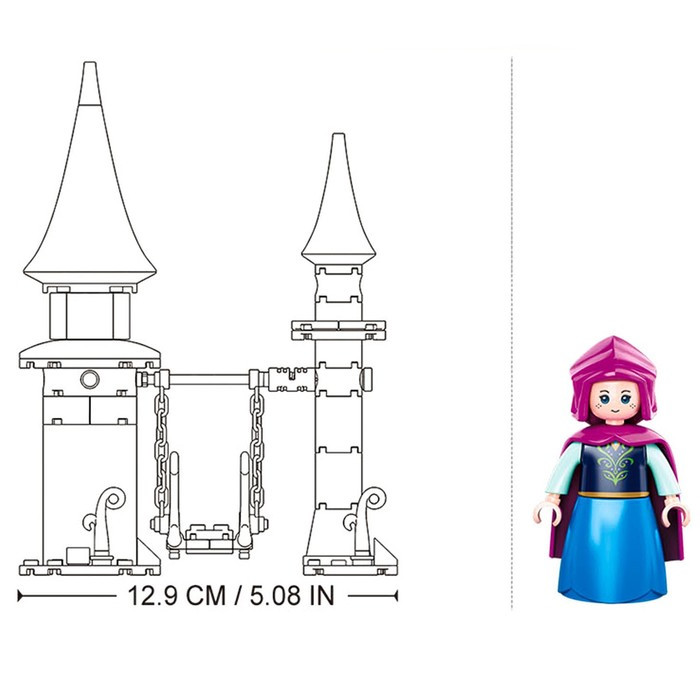 Конструктор Розовая Мечта «Зимние сказки», 135 деталей, изображение 3