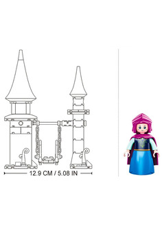 Конструктор Розовая Мечта «Зимние сказки», 135 деталей, изображение 3